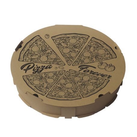 Kerek pizza doboz 32 cm Premium (erősebb, ellenállóbb papír)