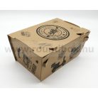 Hamburger + chips doboz 130 x 208 x 110 mm