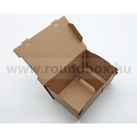 Hamburger + chips doboz 130 x 208 x 110 mm